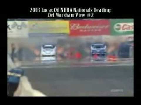 Drag Racing Crashes - The copyright owner has claimed the music of this video
