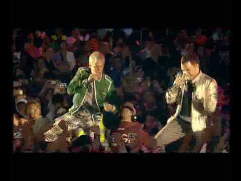 Westlife - 10 Years Of Westlife Live At Croke Park Stadium Part 9(a group of very fast songs)