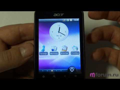 Обзор Acer E110 - Дисплей телефона