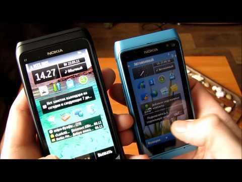Nokia E7 против N8 [HD]