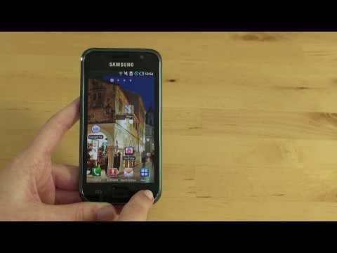 Samsung Galaxy S Test Bedienung
